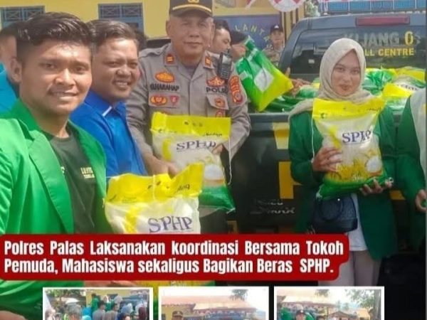 2 Ton Beras disalurkan kepada kaum dhuafa "Polres Padang Lawas ajak kolaborasi DEMA IAI Padang Lawas " 2 Ton Beras disalurkan kepada kaum dhuafa "Polres Padang Lawas ajak kolaborasi DEMA IAI Padang Lawas "